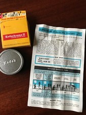 Kodachrome II Color Movie Film in Original Box and Film Info Sheet