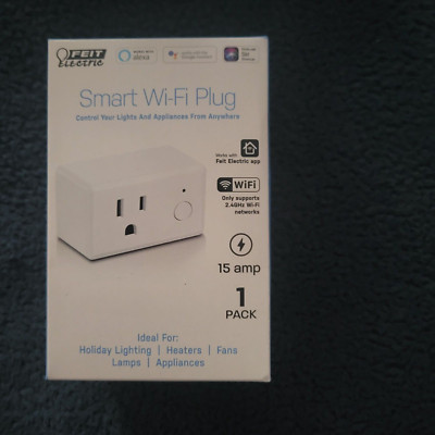 Feit Electric WI-FI SMART Plug Module 1 PACK  Alexa, Google Home 3 Prong