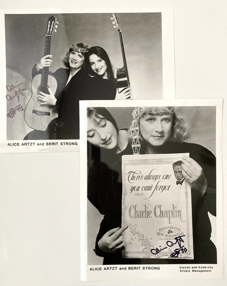 Alice Artzt & Berit Strong, Signed photographs 1989 Program 8x10 Reprints - Image 2 of 4