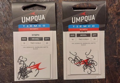2 pks Tiemco TMC 113 BLH Size 16
