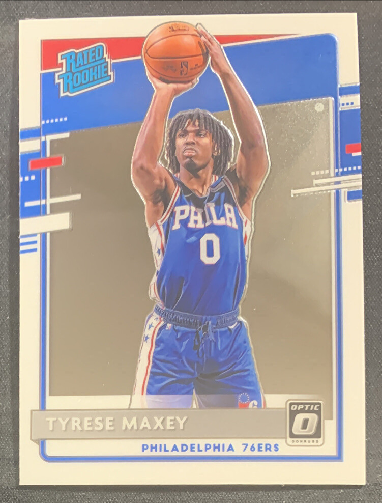 Tyrese Maxey 2020-21 Donruss Optic Rated Rookie Card #171