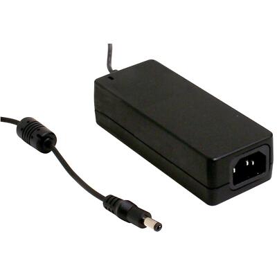 MEAN WELL GST60A24-P1J 60W 24V 2,5A Tischnetzteil Kabel 180cm + DC Stecker (2,1/
