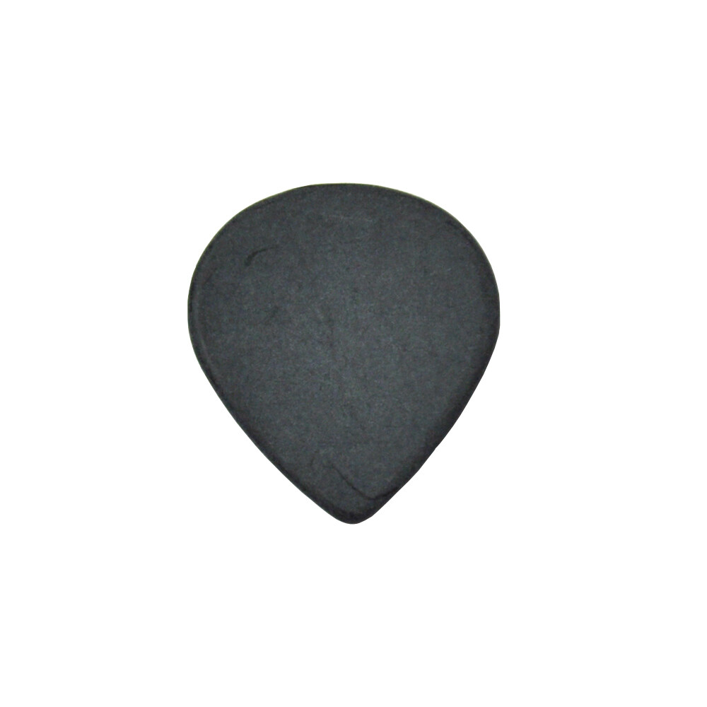 100Pcs Delrin Teardrop Jazz Guitar Picks Plectrums X-Heavy 1.5mm Black 23x20cm