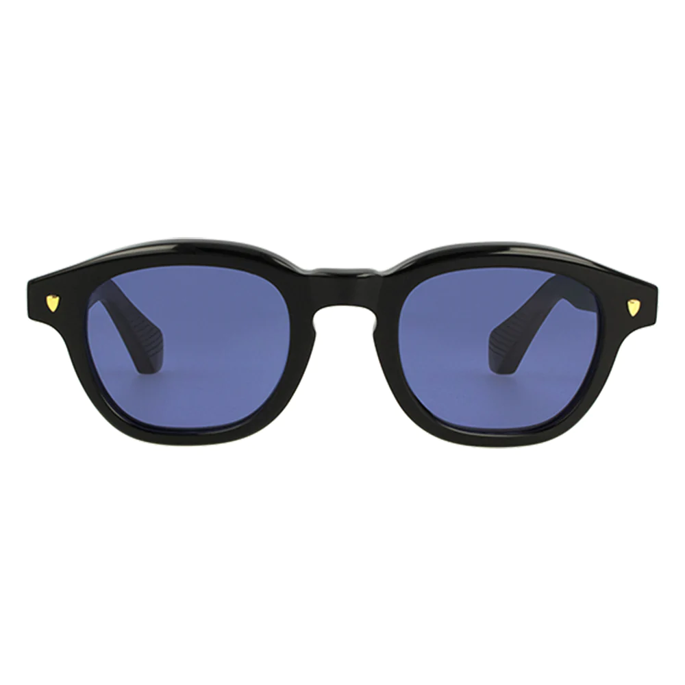 Epos Otello N 48 24 145 Black Sunglasses with Blue Lenses-image