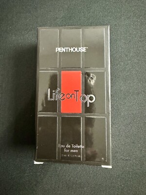 Penthouse Life On Top 75ml 2.5 Fl Oz Eau De Toilette for Men New With Box