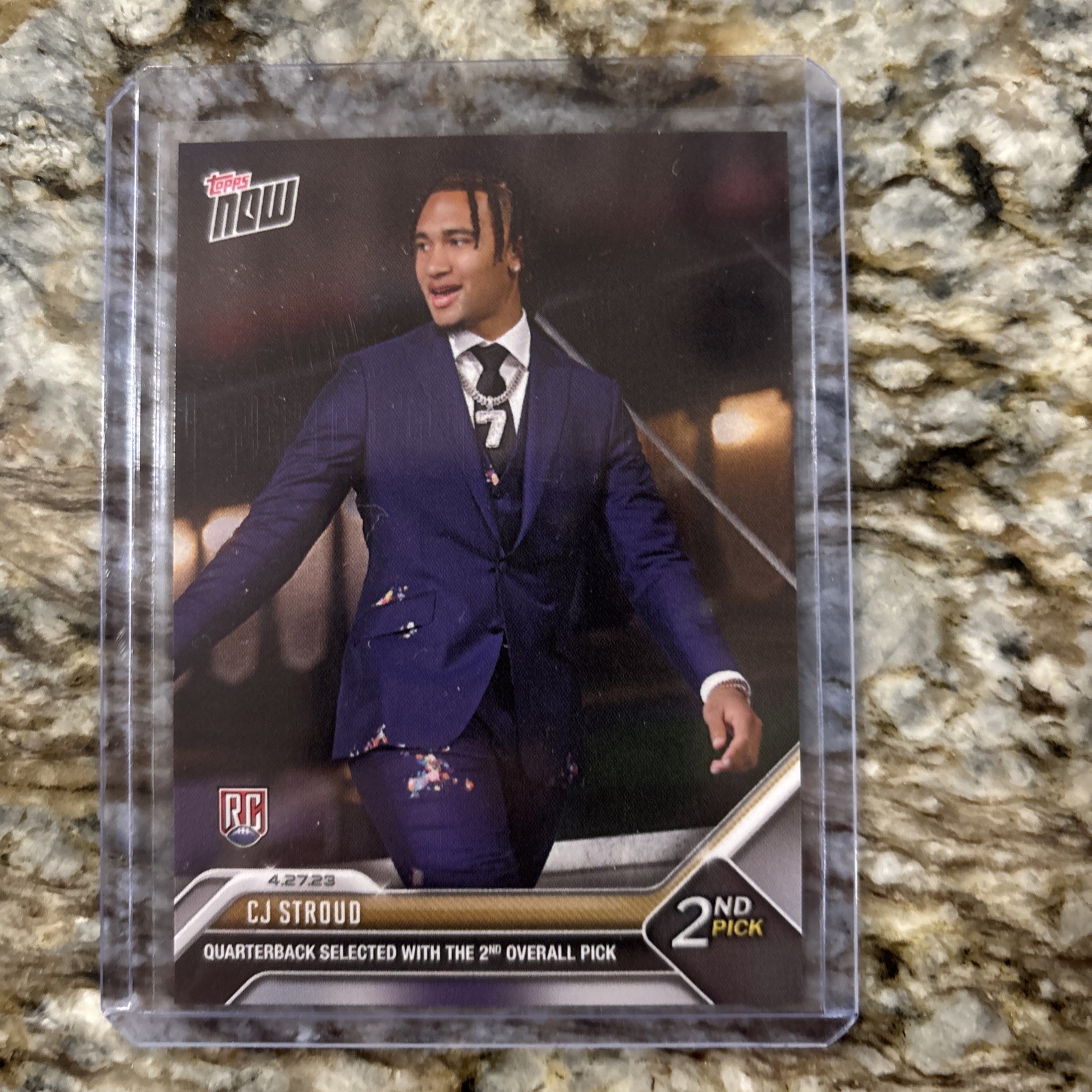 2023 Topps NOW CJ STROUD Rookie 2nd Pick Rc #D2 Houston Texans OSU Buckeyes