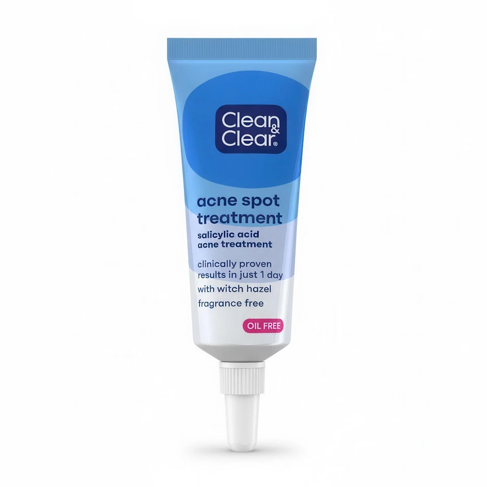 Tratamiento de manchas de acné Clean & Clear Advantage con 2 % de ácido salicílico, 0,75 fl oz Foto 2 de 4