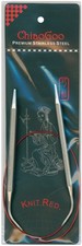 ChiaoGoo 6024-7 Red Circular Knitting Needles 24"-Size 7/4.5mm