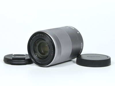 Canon EF-M 55-200mm F/4.5-6.3 IS STM Zoom Lens Silver [Open Box]