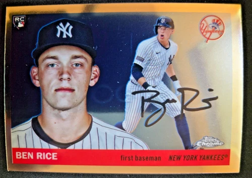 2025 Topps Chrome Platinum Anniversary - Ben Rice #311 Refractor (RC)