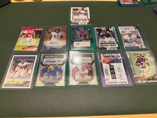 NFL / NCAA Football Auto Lot - 11 Cards - Davis Mills, Harold Landry, Rookies