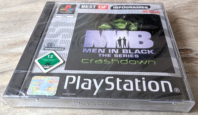 SEALED - MIB - MEN IN BLACK Crashdown - Playstation- Playstation 1, PS1 - NEU