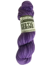 Queensland Collection Rustic Fine Superwash Merino Sport #07 Purples Yarn Skein