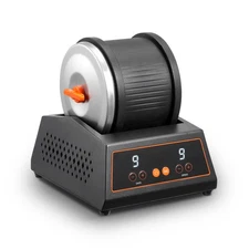 Uimoso Rock Tumbler Machine 4 lbs Rock Polishing Kit 9 Speed 9-Day Timer Steel