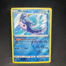 Mantine 58/214 Lost Thunder Pokemon Reverse Holo LP