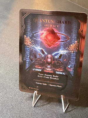 #ad 2025 Quantum TCG Mythic Quantum Shard Artifact Copper Border $8.70