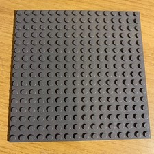 Image of LEGO - 16 x 16 - BASE PLATE - DARK GREY - 91405 - City - Creator - Brand New