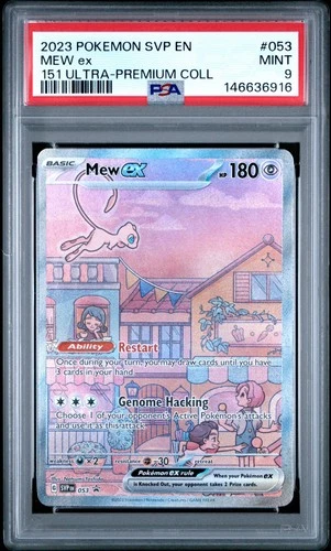 PSA 9 Mew Ex 053 | Scarlet & Violate Mew 151 UPC | Black Star Promo | 2023