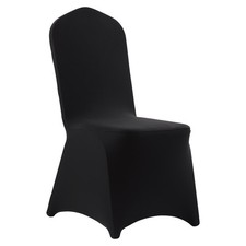 Uimoso100PCS Black Stretch Spandex Chair Covers for Events, Weddings, and Dining