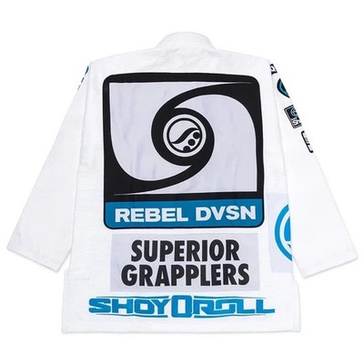 Brand New Shoyoroll Batch 24 Federation V4 BJJ Gi White 450GSM Kimono w Bag USA