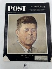 The Saturday Evening Post Magazine December 14 1963 JFK Norman Rockwell