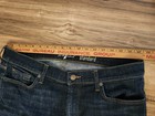 7 For All Mankind Jeans Men 36×32 Dark Blue Standard Stretch Straight Denim  — photo 5