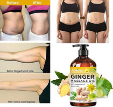 Aceite de masaje para terapia de masaje, aceite de jengibre, drenaje linf tico 3