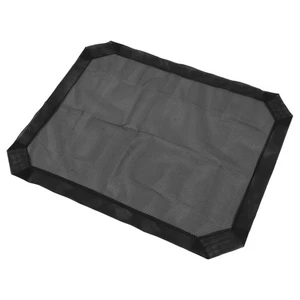 Detachable Washable Elevated Pet Bed Mesh Cover Black 75.00 X 60.00 X 0.10 cm
