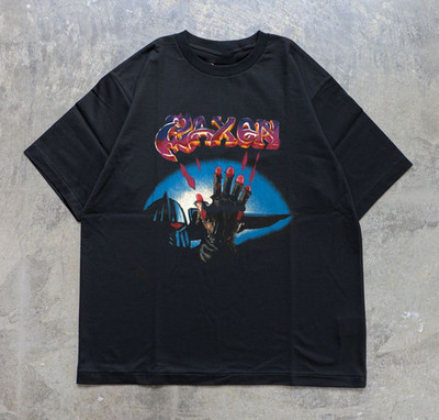 Vintage Saxon Power And The Glory T-shirt All Size S to 5XL NZ081 FREE SHIPPING