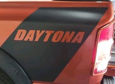 Daytona Bedside Decal Set That Fits Dodge Ram 1500 2500 Cummins Trx Matte Black.