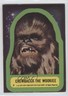 1977 Star Wars Stickers Chewbacca the Wookiee #4 0q84