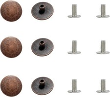 6 Pack Replacement Rivets for Birkenstock Clogs Button Boston Red Bronze