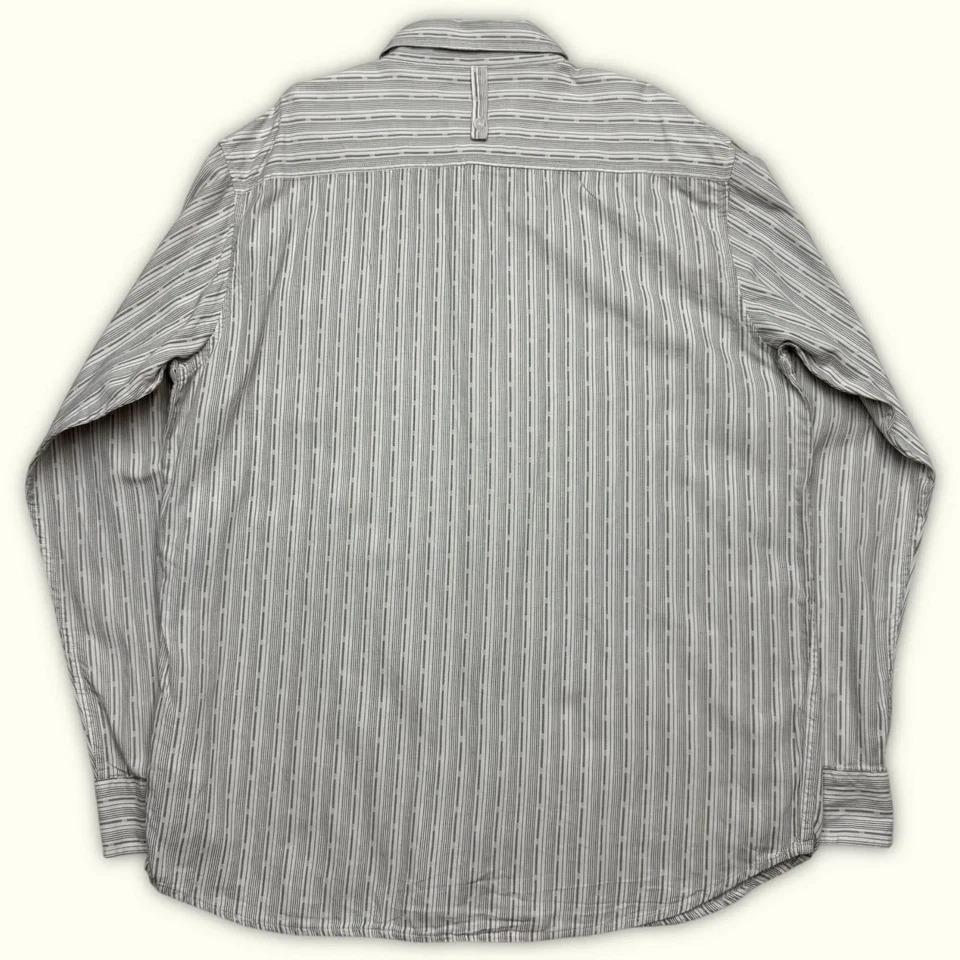 wrangler Camisa de manga larga XL Blanco Excelente Hombres - Imagen 2 de 4