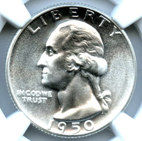 1950 Washington Quarter, NGC PF68