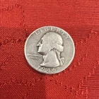 Washington Quarter Silver 25C 1946 Circulated Business Strike 0.9 Fineness