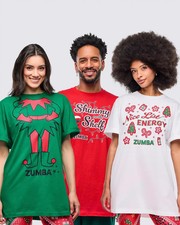 Zumba Holiday Tees - All 3 Tees Plus A Free Zumba Holiday Towel  New 