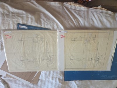 1933 Radial Engine Airplane For Blueprint Three View Kreider Reisner Benton