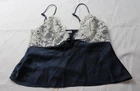 Abercrombie & Fitch Women's The A&F Bella Tie-Front Cami WR4 Dark Indigo Small