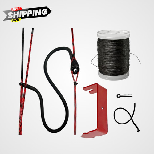 Archery Peep Sight Tubing Kit with Bowstring Separator Tool for Compound Bows