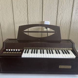 Vintage Magnus Electric Chord Organ Model 391 USA Works