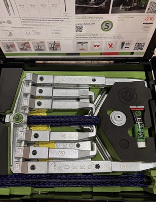 Kukko 40 mm - 200 mm 2 & 3 Arm Lager Abzieher Set (Schnellverstellung & 2 Backentypen)