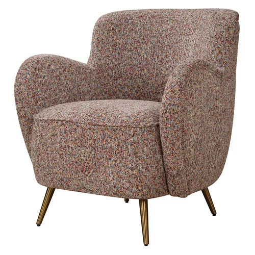 Uttermost Gemstone Confetti Toned Accent Chair - Picture 6 of 6