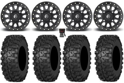 Fuel Vector Bdlk 15'' Wheels Bk 32'' Warhawk Tires Can-Am Commander Maverick
