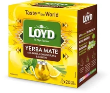 Loyd YERBA MATE with MINT LEMONGRASS & LEMON - 20 Pyramids Tea Bags