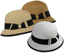 Großer  Damenut in Glockenform in 2 Farben Hut Hüte Damenhut