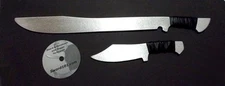 Practice Training Sword Aluminum Commando Tactical Knife Instruction DVD