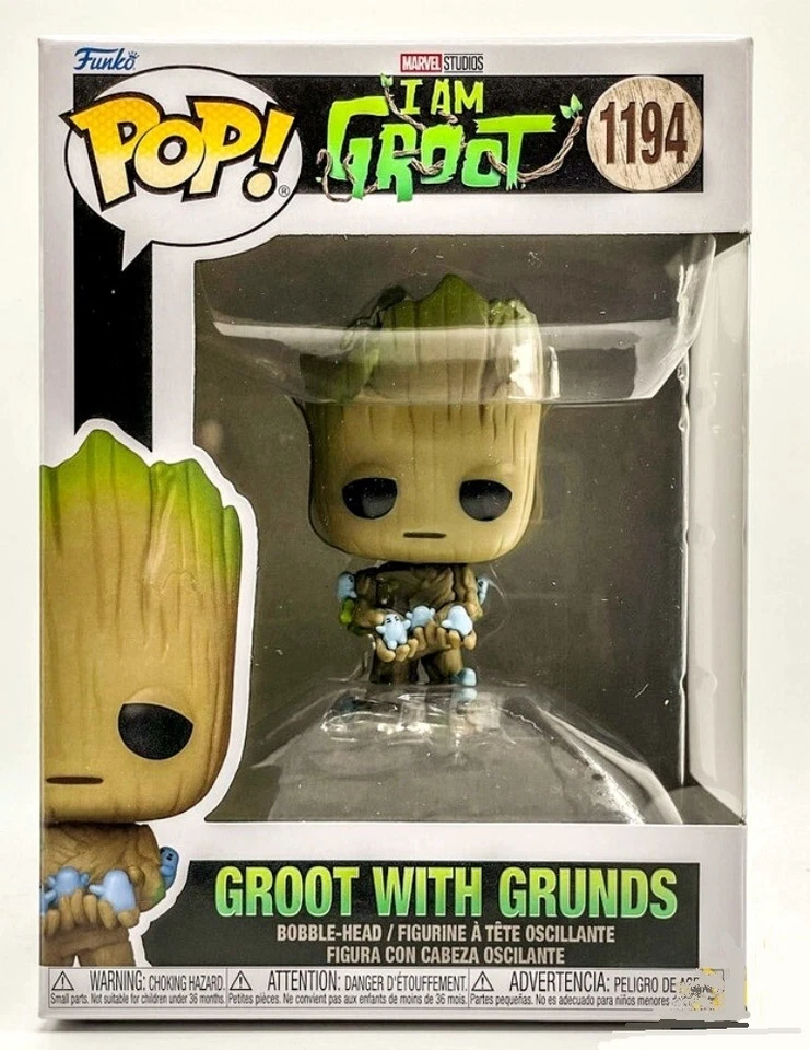 I Am Groot - Groot with Grunds Pop! Funko Marvel vinyl figure bobble-head 1194 - Immagine 3 di 3