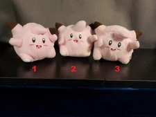 Pokemon Kururin Clefairy Plush Toy Transform Reversible Poke Ball Tomy Yujin