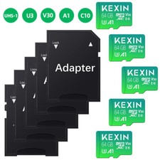 1/3/4/5 Pack Micro SD Card 64GB Memory Card TF Card High Speed Micro C10 U3 LOT