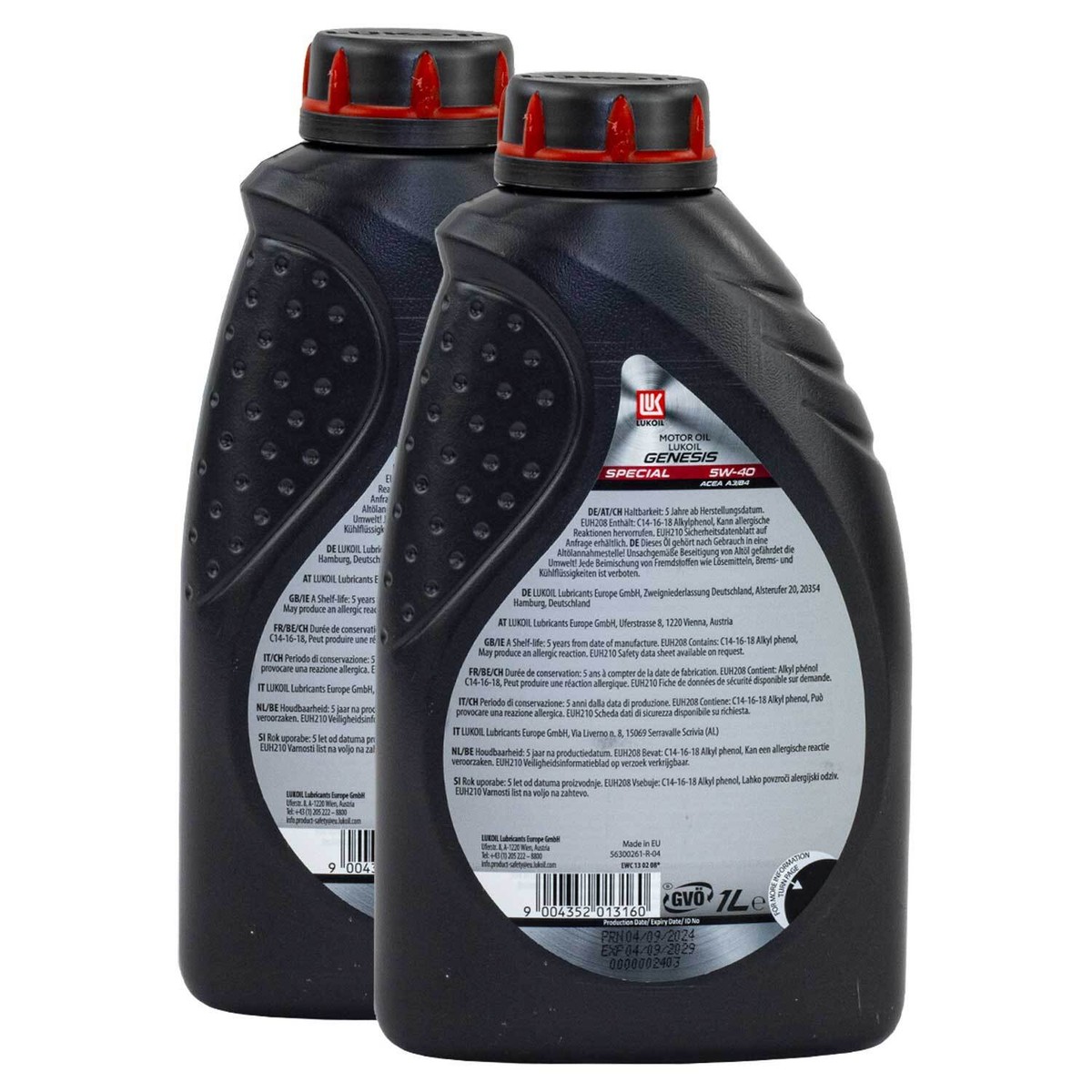 Motoröl Lukoil Genesis Special 56300261 5W-40 2 X 1 Liter für Audi